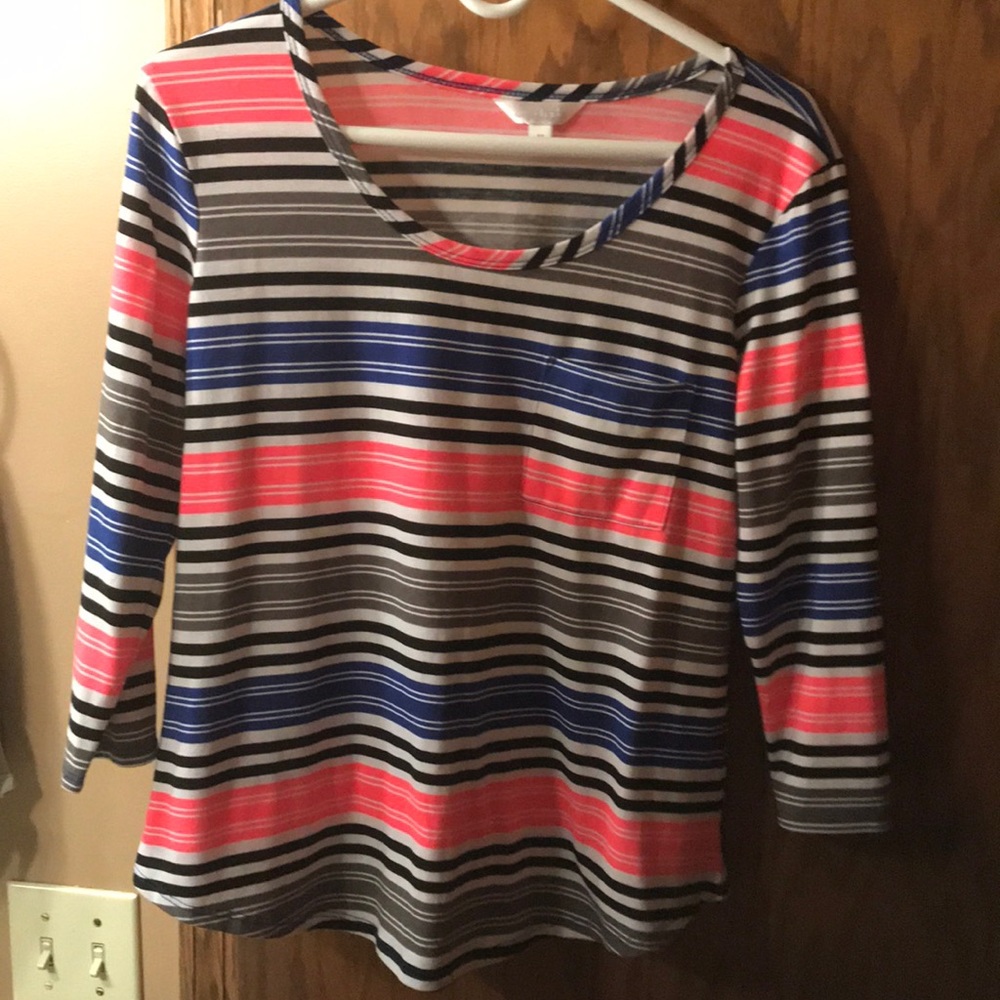Size M charming Charlie’s striped shirt